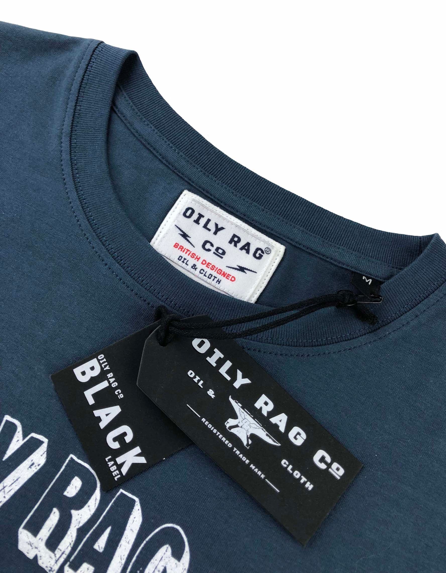 Bike Art T-Shirt - Denim Blue - Black Label Collection